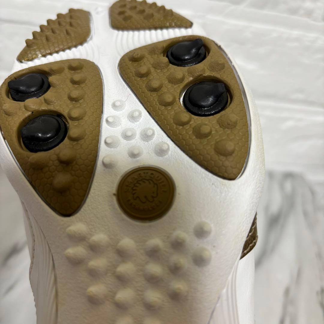 PUMA ゴルフシューズ　ゴールド　ホワイト