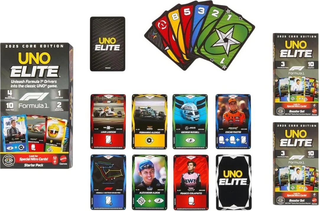 F1 UNO Formula1 ハミルトン フェルスタッペン ランド・ノリス