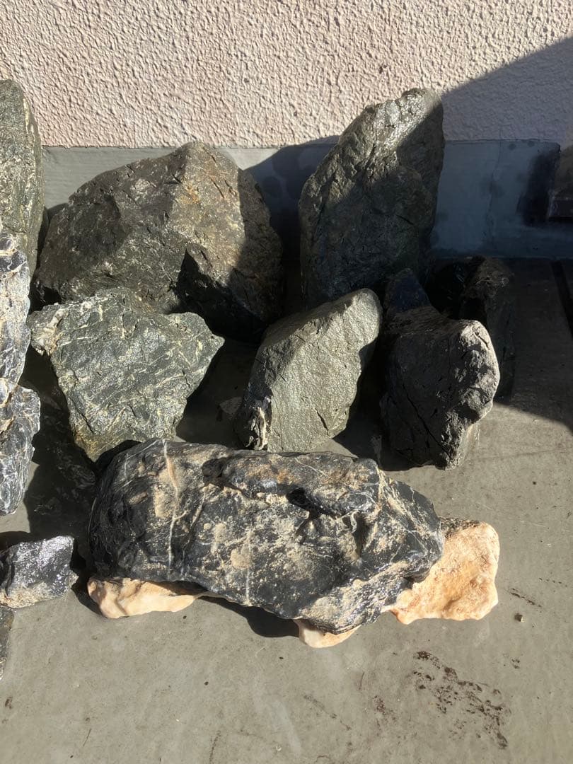 【最終販売】青龍石✿万天石★酸処理済み｜豪華20点セット 石組