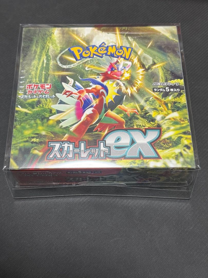 ポケモンカードゲーム スカーレットex 未開封ボックス　シュリンク付き