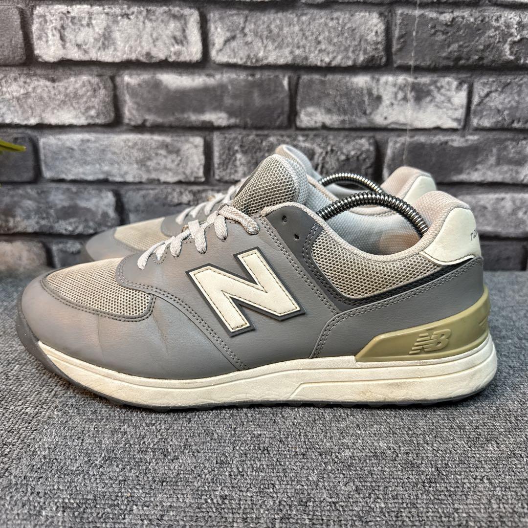 ニューバランス 574 メンズ ゴルフシューズ グレー 26.5