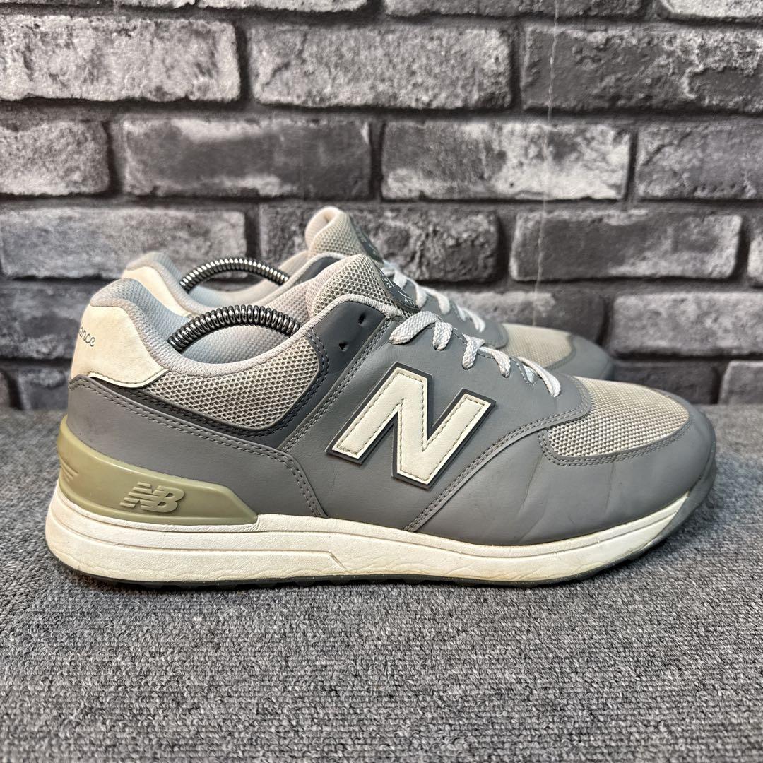 ニューバランス 574 メンズ ゴルフシューズ グレー 26.5