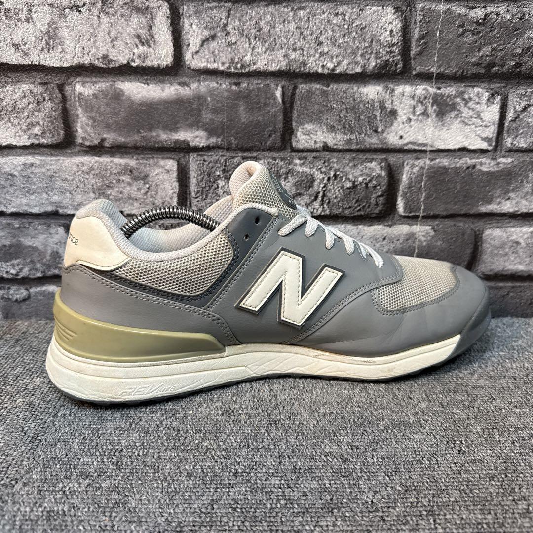 ニューバランス 574 メンズ ゴルフシューズ グレー 26.5