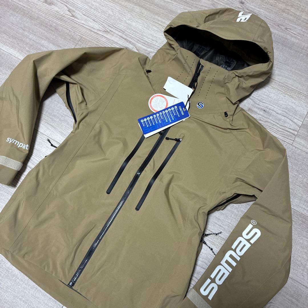 未使用 サマス SAMAS スキーウェア スノボウェア ジャケットM ベージュ
