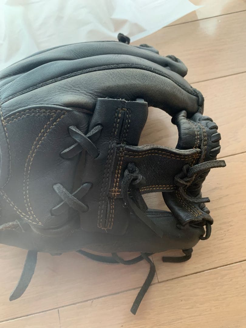 ZETT 黒 硬式グローブ 大人用