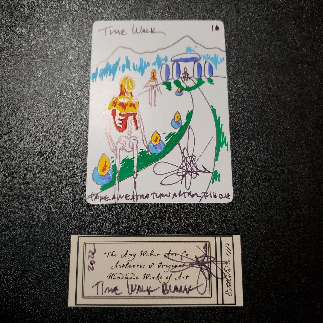 スケッチアート　time walk タイムウォーク MTG サイン入り