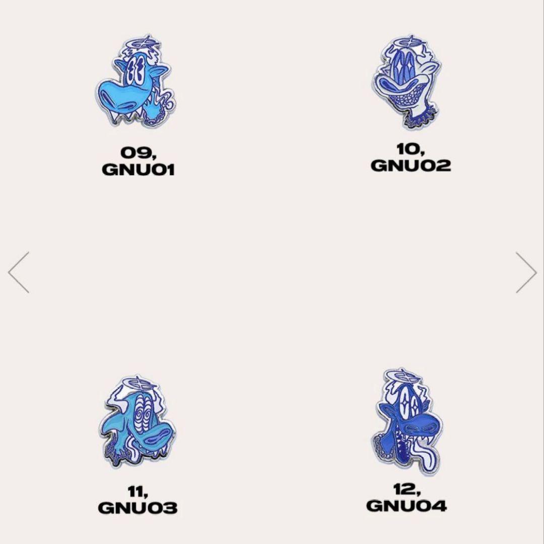 kingGnu ピンバッジ RANDOM PINS ピンズ CEN+RAL 全種