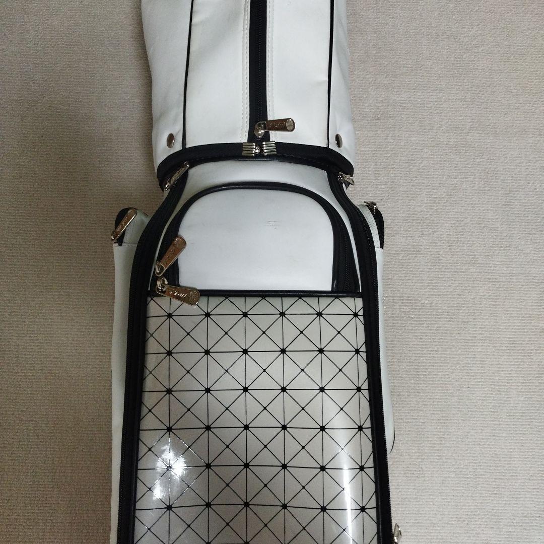 PGM GOLF キャディバッグ ホワイト キャスター付き