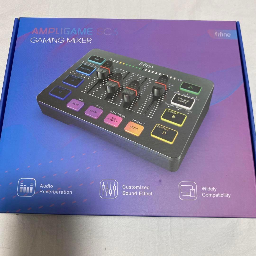 ゲーミングオーディオミキサー オーディオインターフェース PS5/PS4