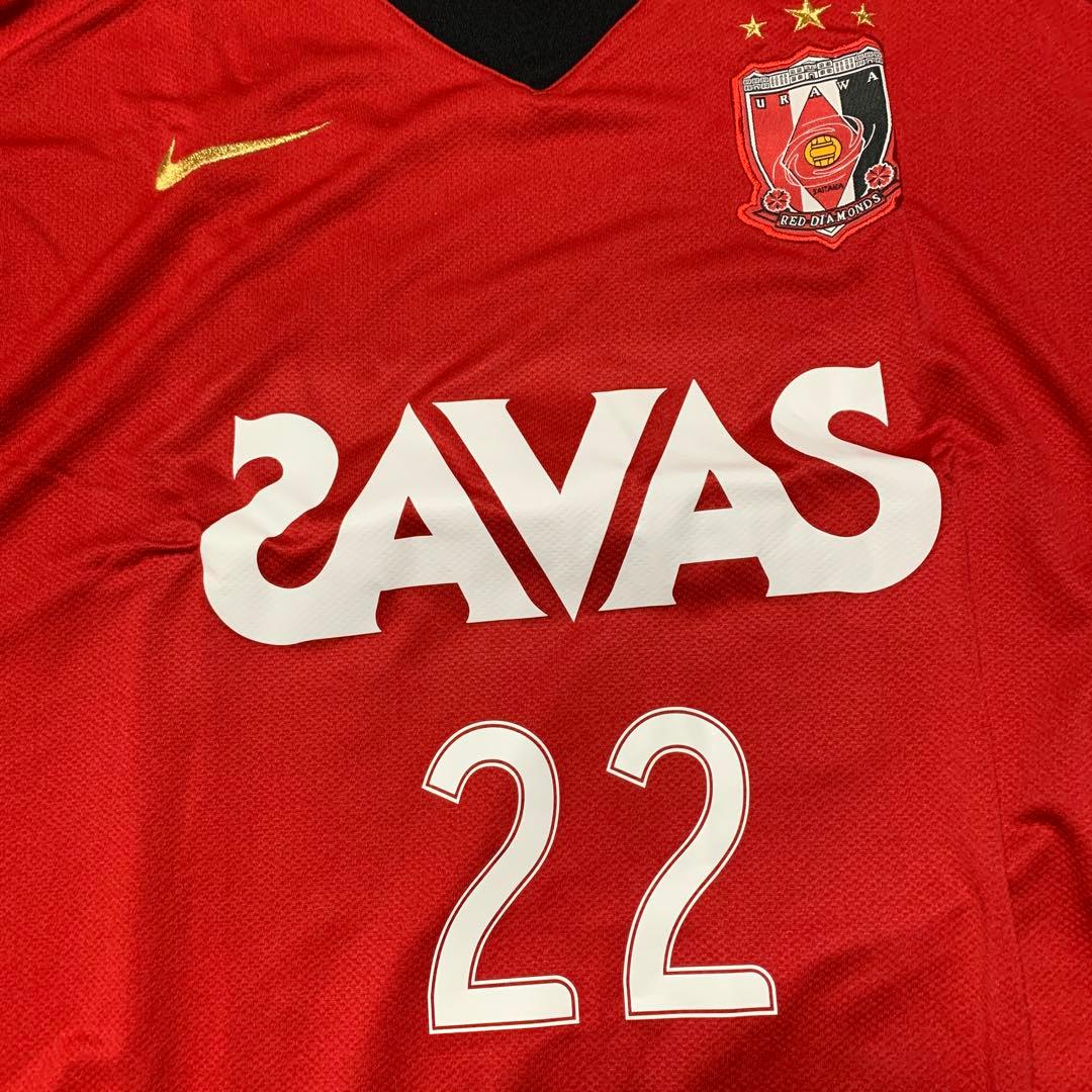 浦和レッズ2008レプリカユニホームXXL長袖　22阿部勇樹選手