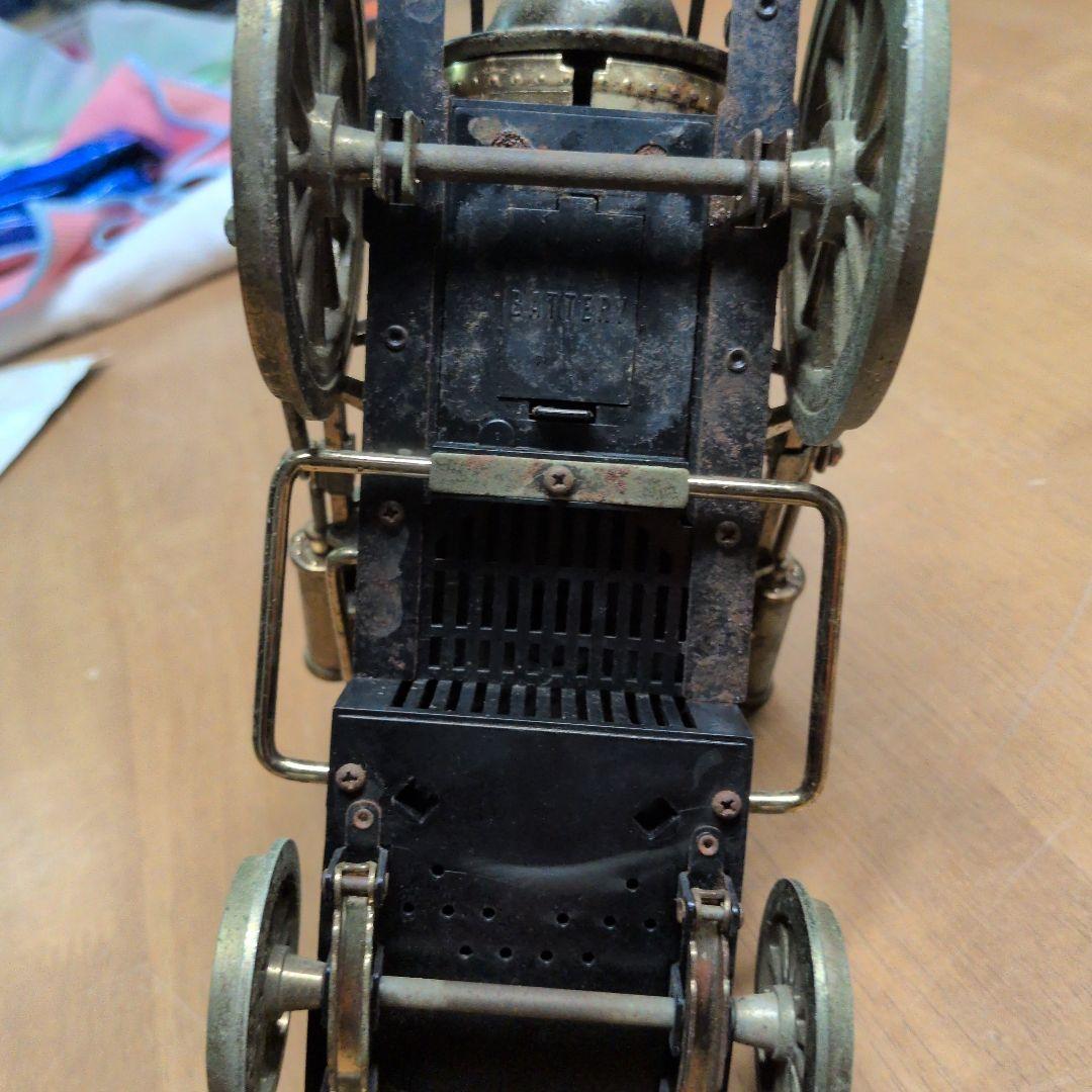 ロケット 蒸気機関車モデル 約30cm