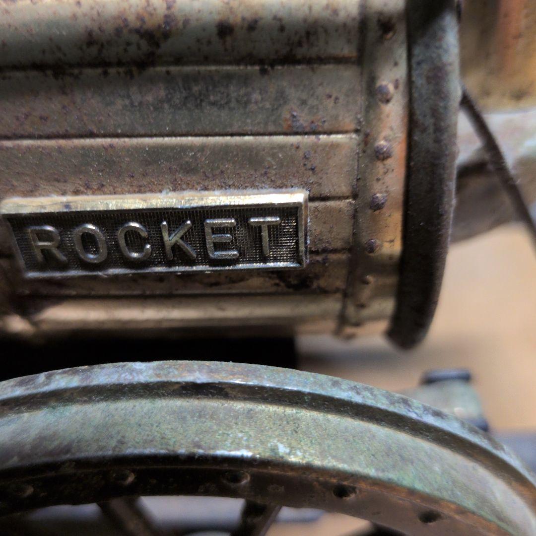 ロケット 蒸気機関車モデル 約30cm