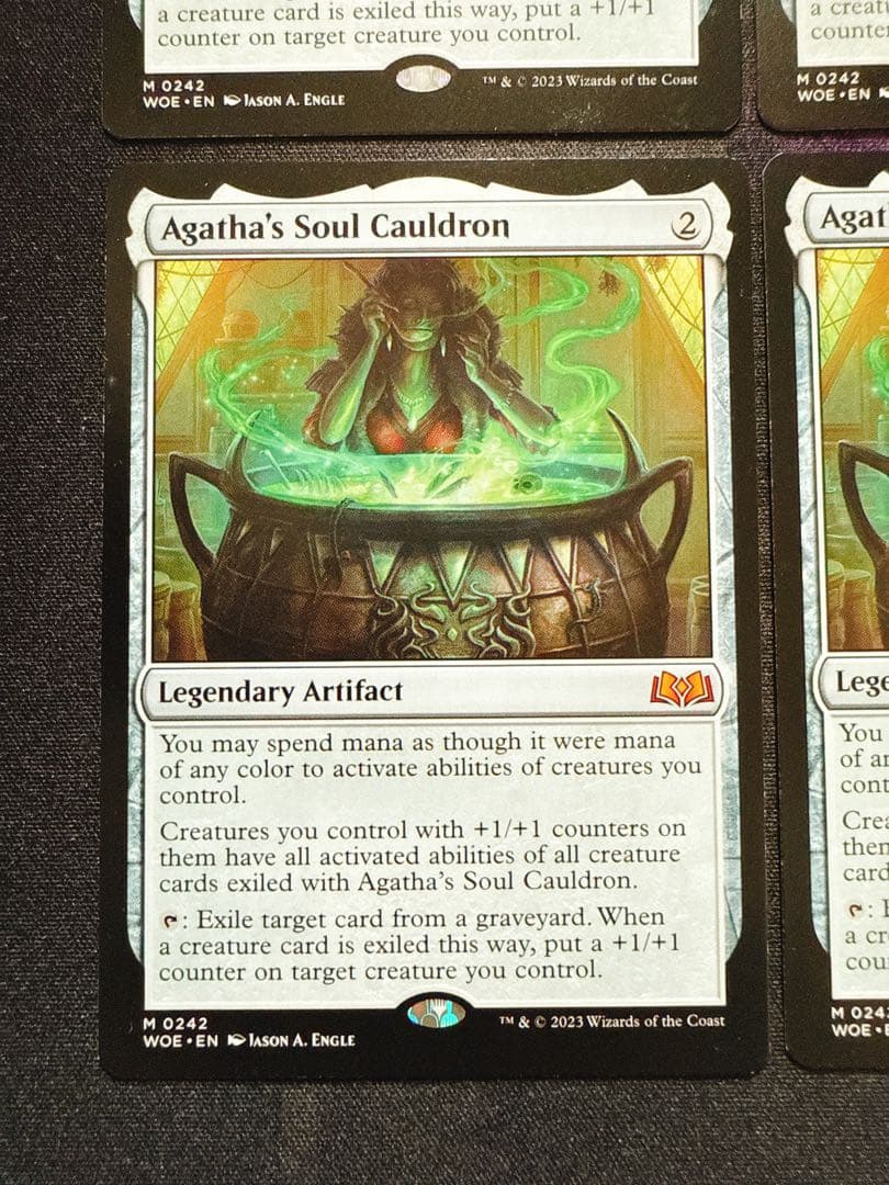 アガサの魂の大釜　英語　4枚セット