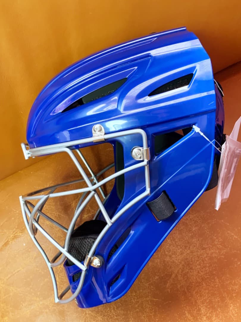 新品☆アメリカ国内限定☆UAマスク＋adidasプロテクター・レガース★青