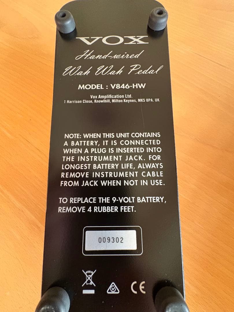 VOX V846ーHW(ハンドワイヤード)