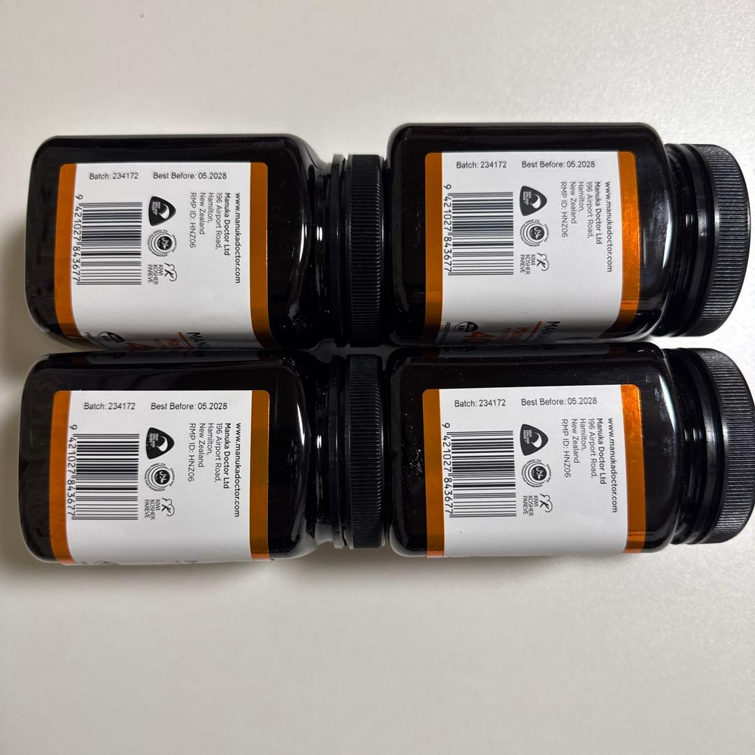 MANUKA DOCTOR マヌカハニー MGO40+ 500g×4