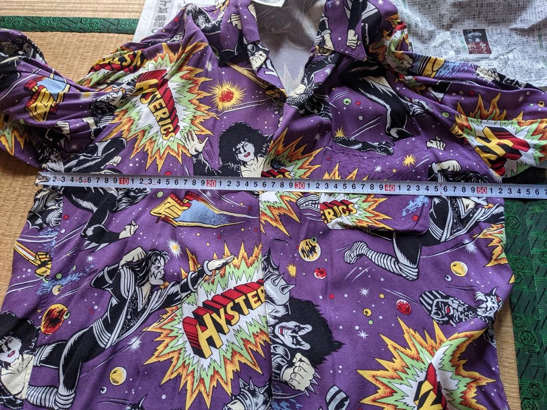 KISS 総柄シャツ　ヒステリックグラマー