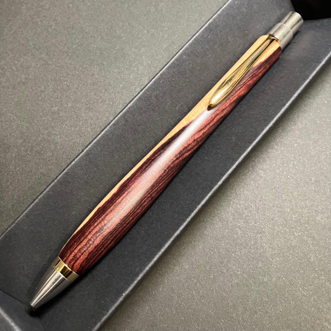 ウッドペンクラフト ボールペン キングウッド ツートン