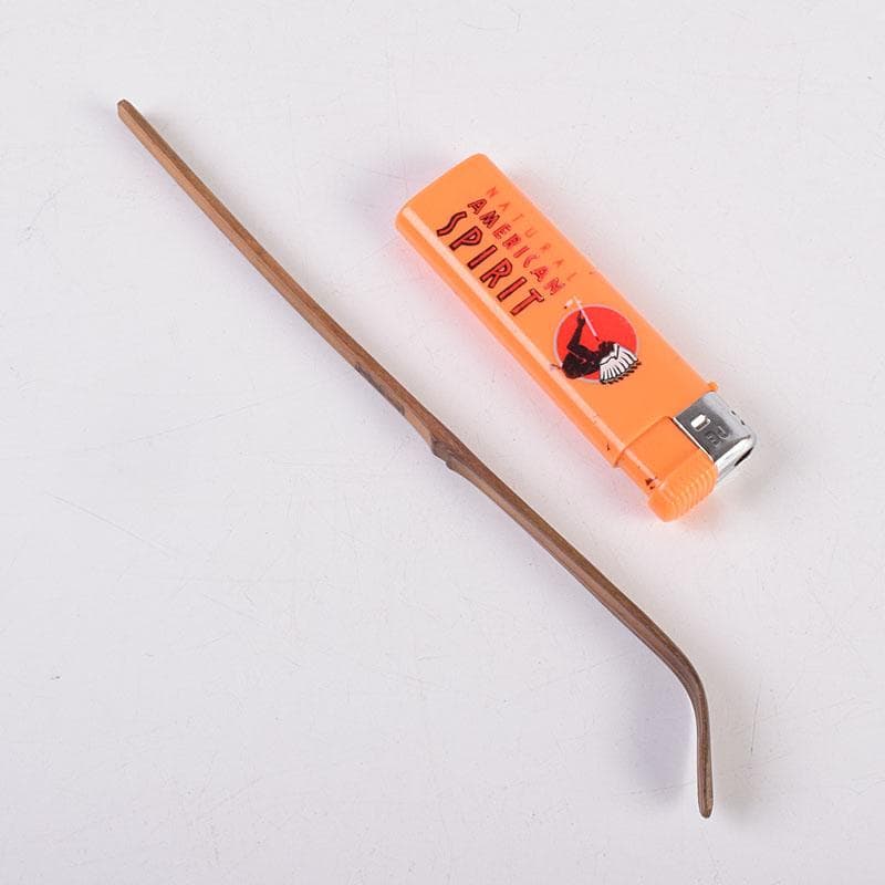 茶道具　不蔵庵龍渓作　茶杓　銘「若緑」　圓能斎書付　共筒共箱　C　R8962