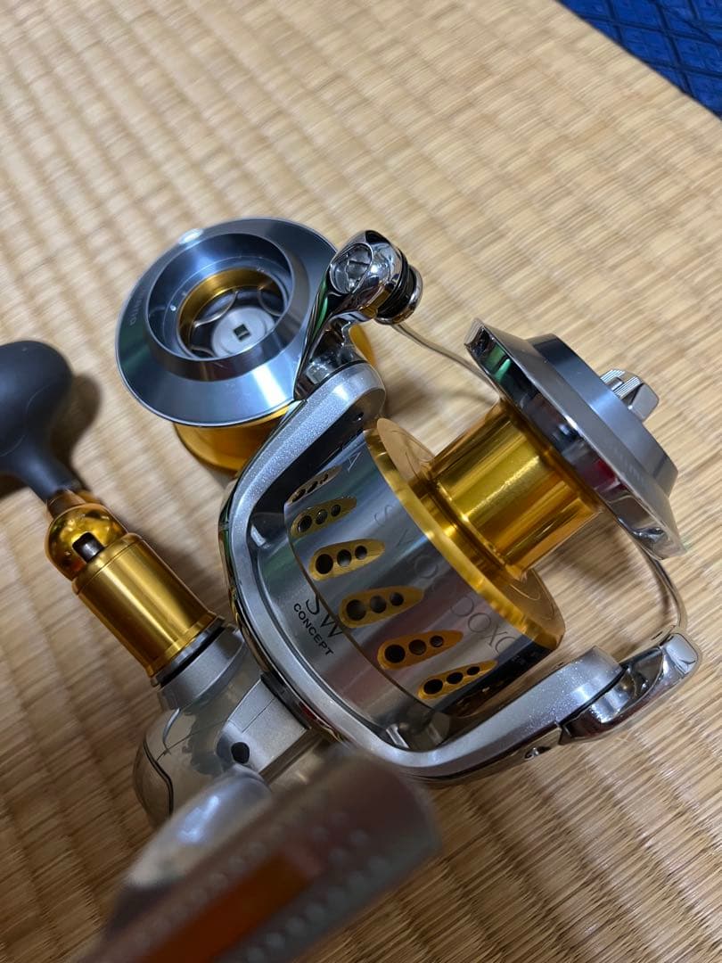 08ステラSW 10000XG夢屋ハンドル +替えスプール