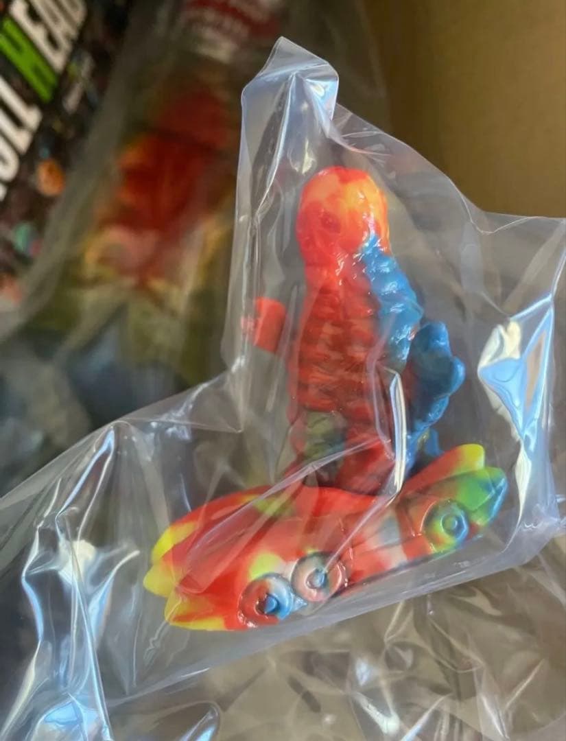 マーミット ドクロ2号 スカルヘッド　ソフビ　検Zollmen ブルマァクおまけ