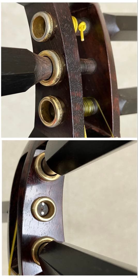 バ*友様 津軽三味線 太棹 紅木 人工皮革