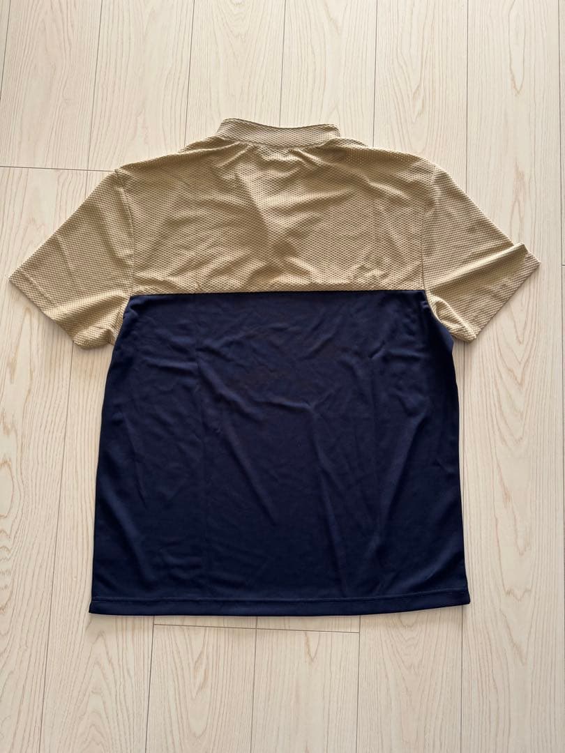 muta marine ポロシャツ サイズ8 ベージュ/ネイビー
