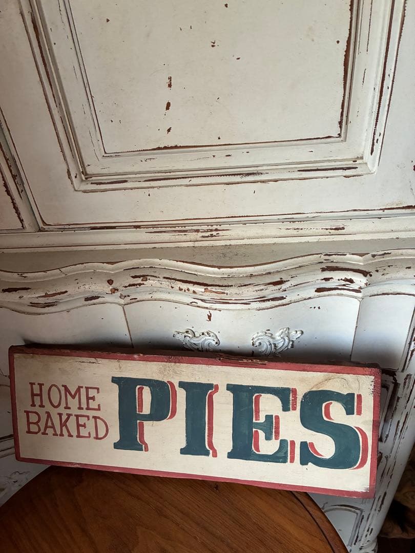 アンティーク　木製　サイン　プレート　看板　BAKED PIESアメリカ