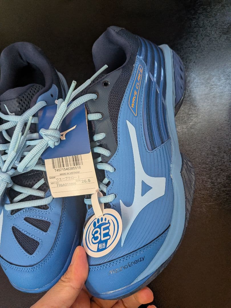 Mizuno バドミントンシューズ 26.5cm ブルー