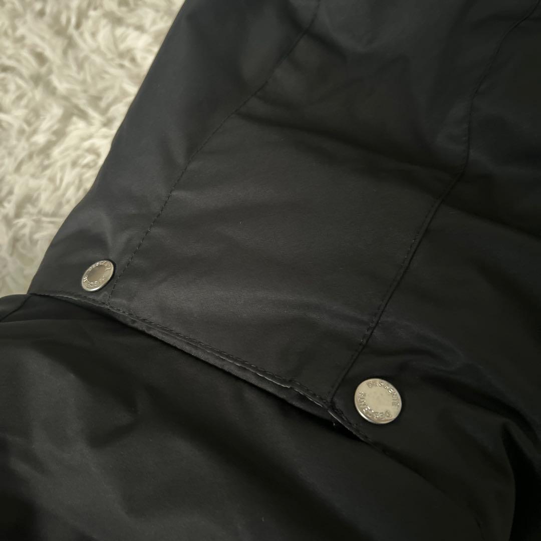 美品　デサント DESCENTE スキーウェア 上下セット　ダウン　黒　L