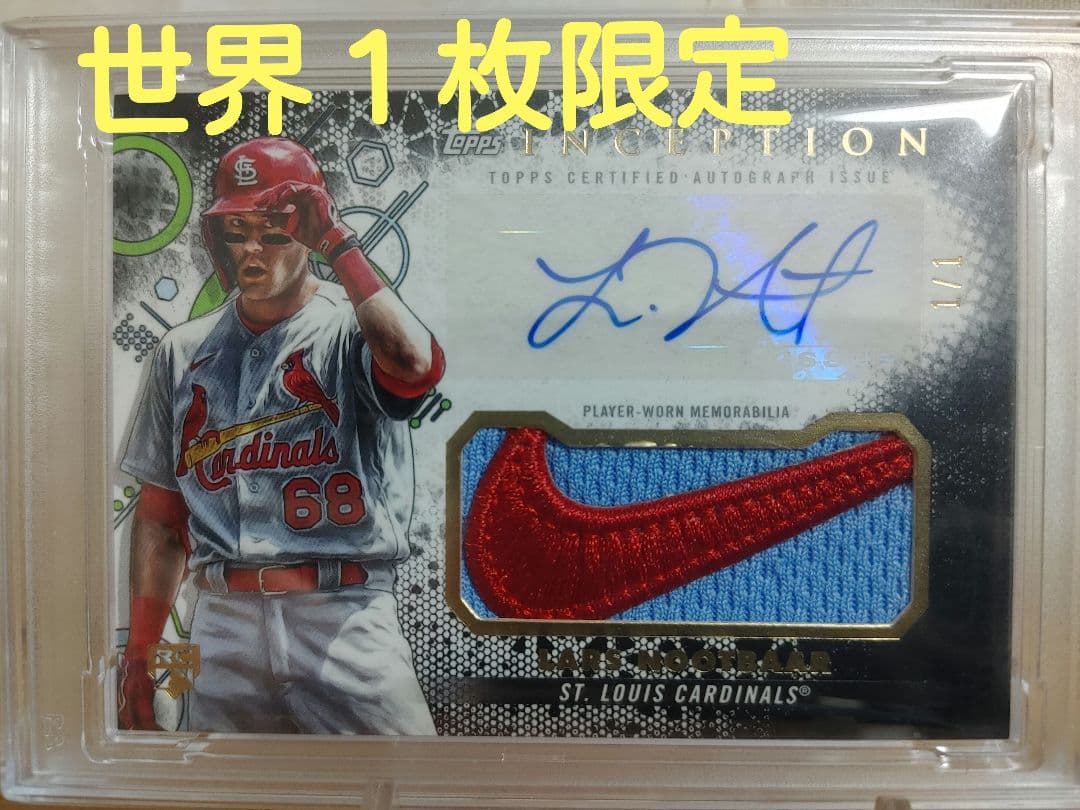 【1/1】ヌートバー　直筆サインカード　ルーキー　世界１枚限定