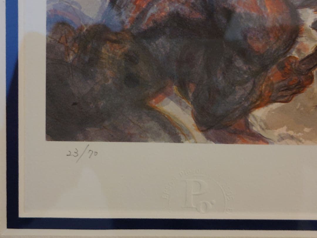 天野喜孝 FFXI 版画 WORLD WAR vana'diel