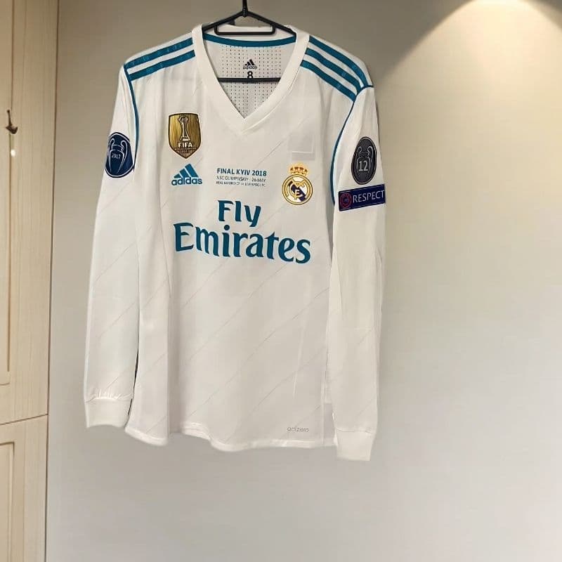 17-18 レアル・マドリード Sergio Ramos 4番 長袖 シャツ