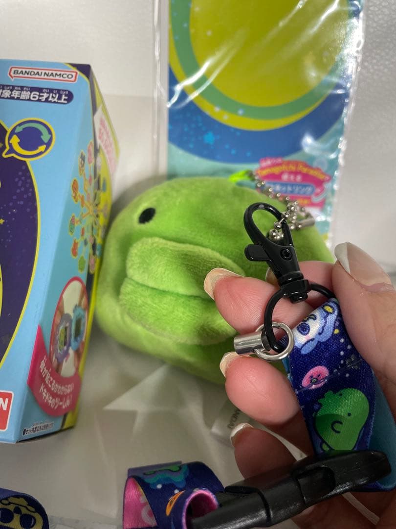 たまごっちパラダイス ブルーウォーター 美品ストラップセット