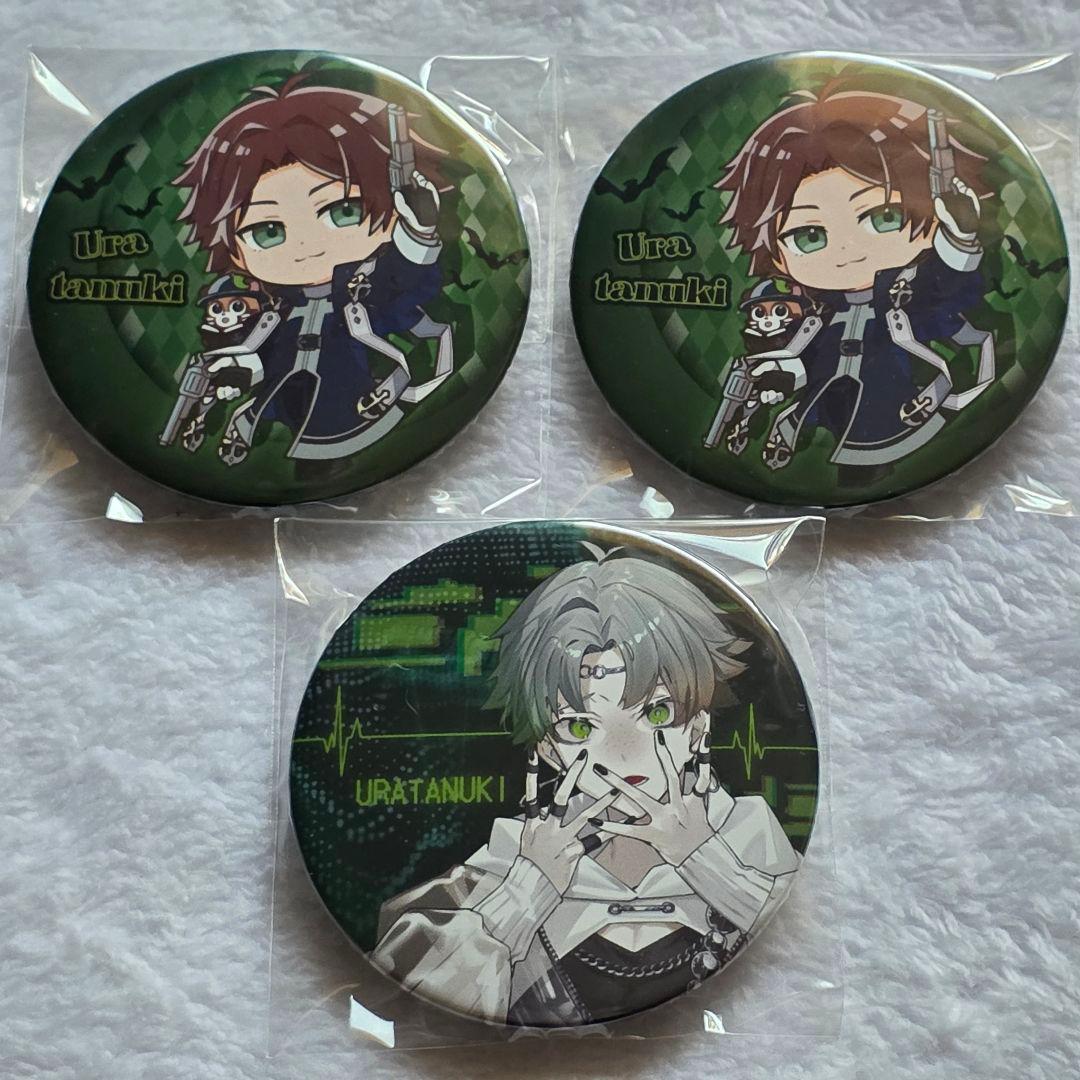 うらたぬき 缶バッジ ハロパ 夏ツ 大忘年会