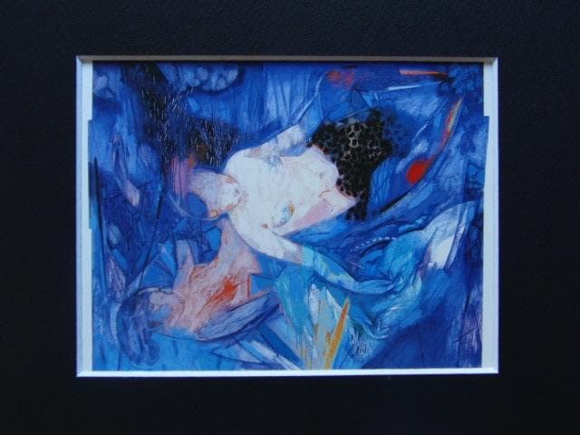 木原正徳、【ひとかたち（露の落ちる朝）】、希少な画集画