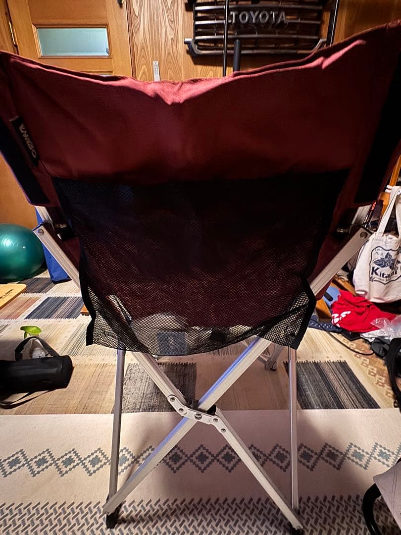 Ogawa ハイリア 折りたたみチェア バーガンディ