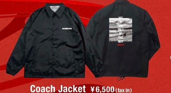 モノアイズ　コーチジャケット　2024年ツアーグッズ　エルレガーデン　ナイロン
