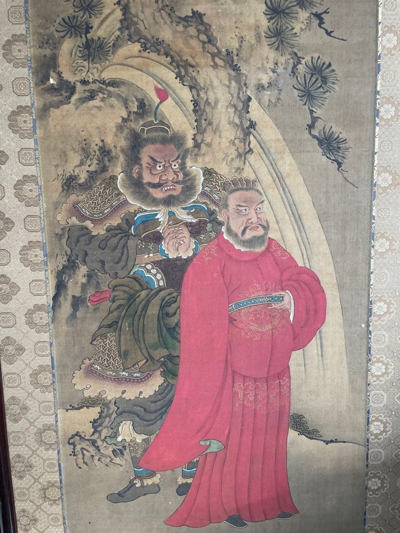 【模写】希品 超大幅 鐘馗図 明治～昭和初期　魔除けの神 厄除け 疫病除け　無銘