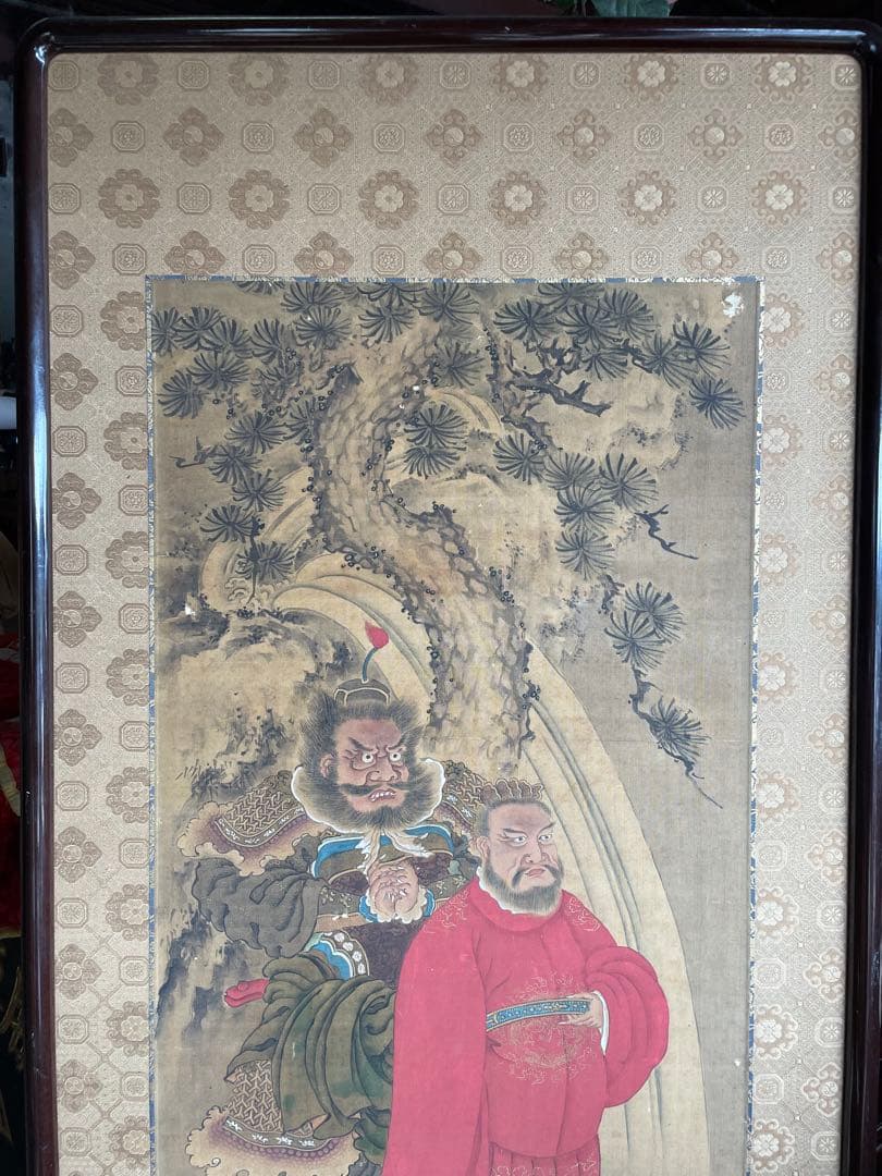 【模写】希品 超大幅 鐘馗図 明治～昭和初期　魔除けの神 厄除け 疫病除け　無銘