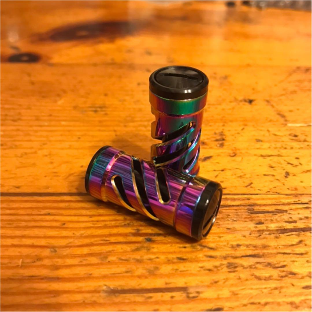 新品未使用✴︎オーロラ✴︎4mm厚95mm✴︎アブ.ダイワ用ストレートハンドル