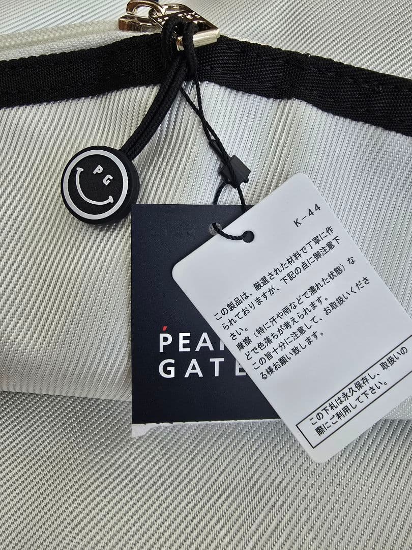 新品 タグ付き】PEARLY GATES ゴルフバッグ ホワイト パーリーゲイツ