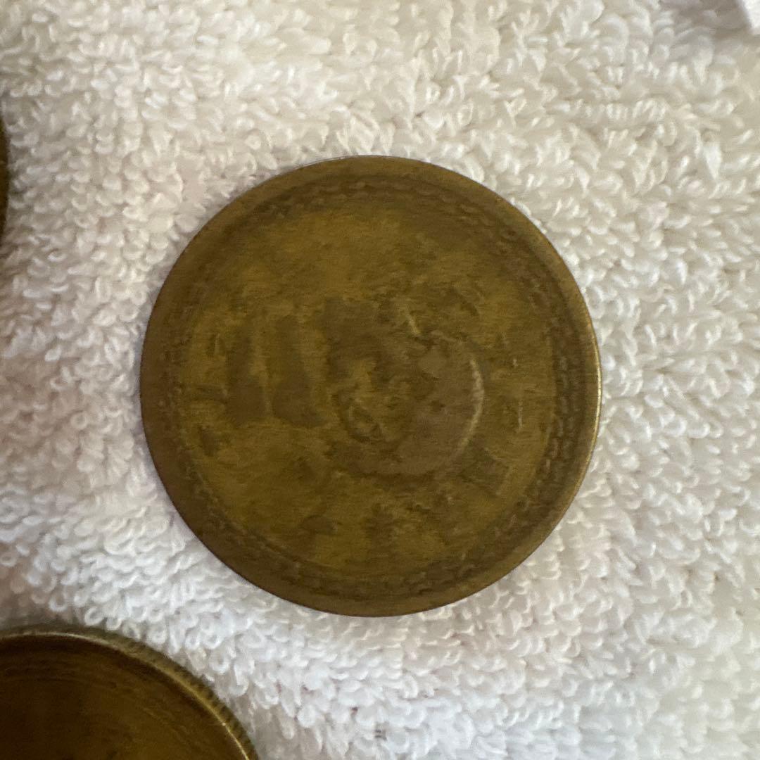 台湾　五角　民国43年(1954年) 旧貨幣 4枚セット