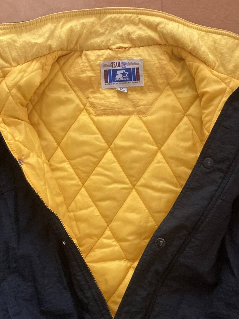 米Mサイズ ナイロン ジャケット メンズ NFL ピッツバーグスティーラーズ