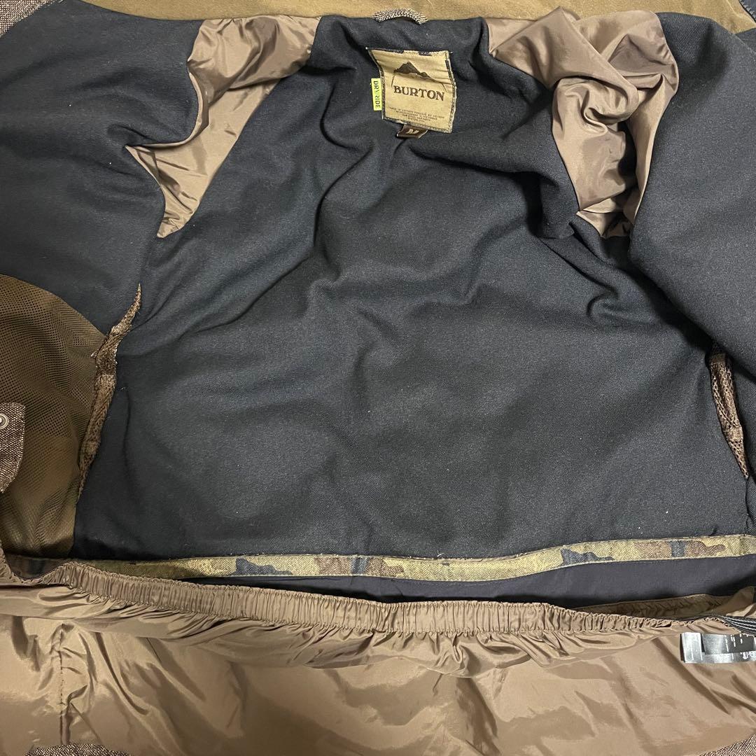 Burtonバートンスキーウェアスノーボードジャケットパーカー茶色ブラウン黒希少