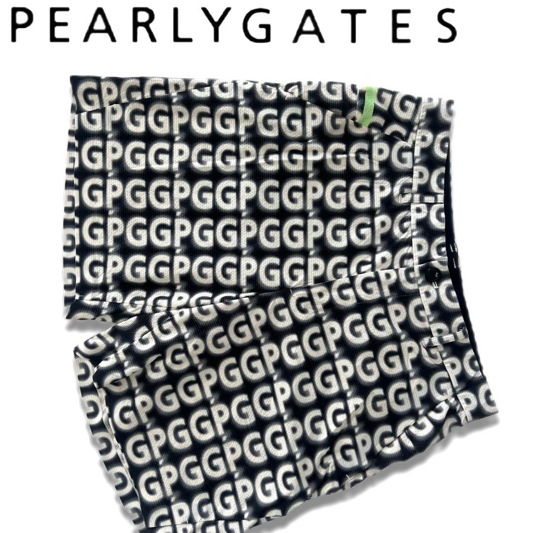Pearly gates パーリーゲイツ　総柄　ハーフパンツ　メンズ　ロゴ　M