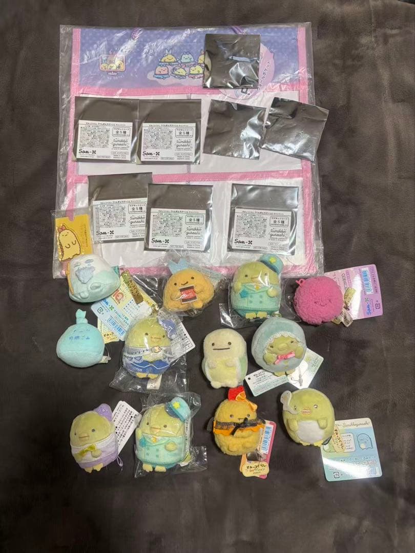 すみっコぐらし　てのりぬいぐるみ　特典　セット　うみがめ　ぺんぎん？　など