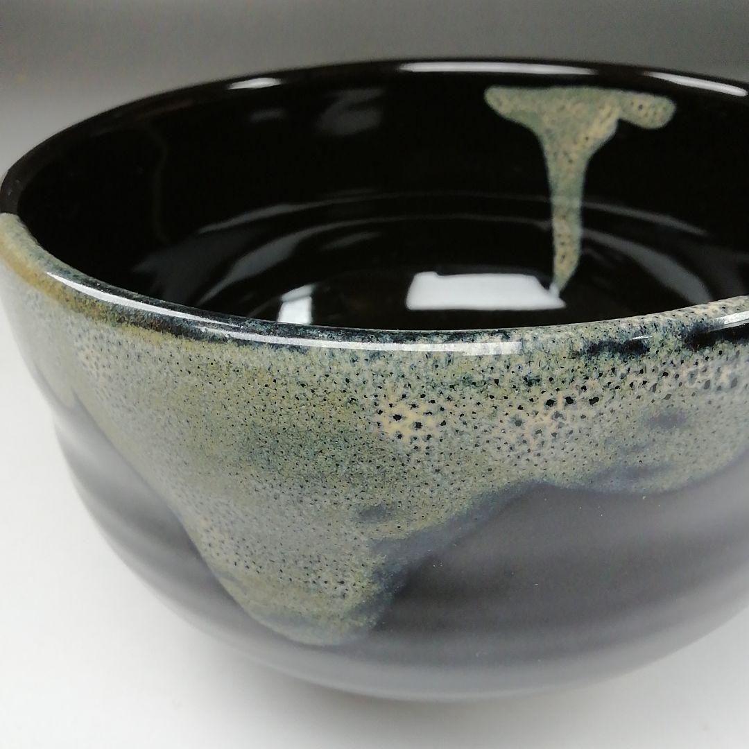 Ｔ２５４　茶碗　『九谷焼』『九谷　陶春 作』　共箱　抹茶碗　茶道具