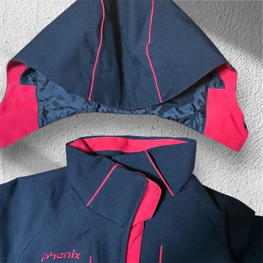【美品！】phenix スキーウェア 黒/赤 子ども用