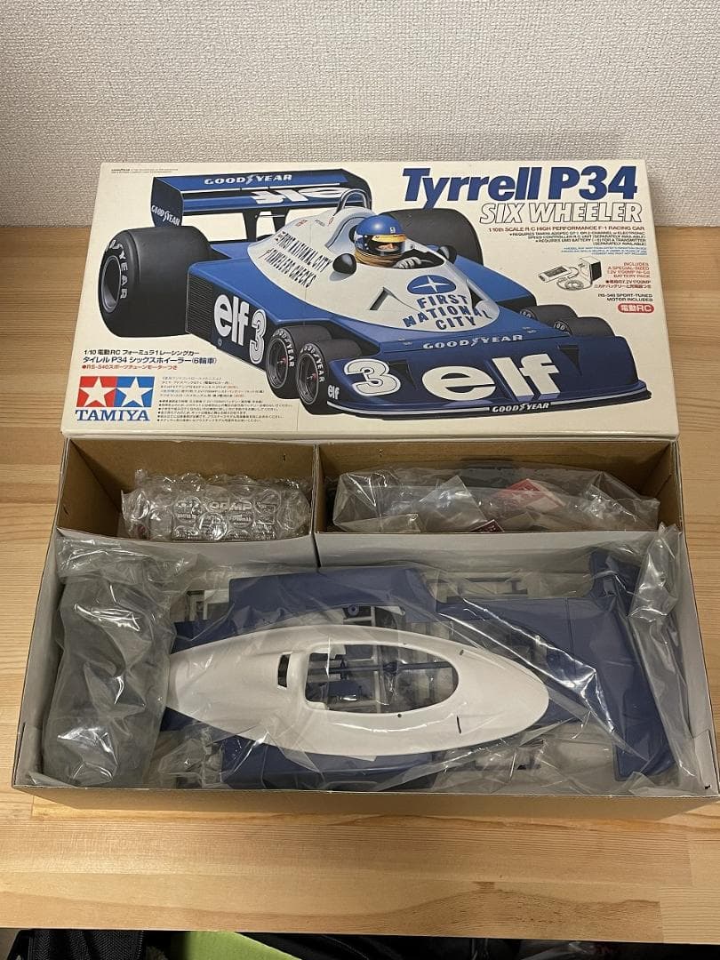 【未組立】タミヤTyrrellP34 SIX WHEELER1/10電動RCカー